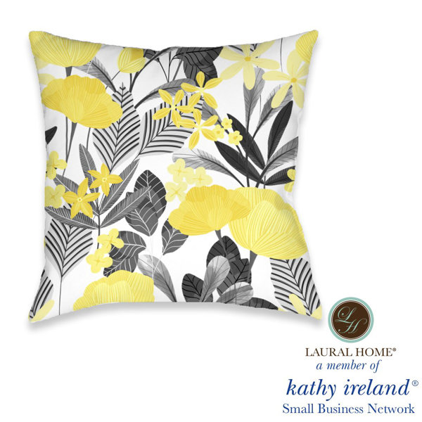 kathy ireland HOME Illuminating Garden 18" x 18" Decorative Pillow